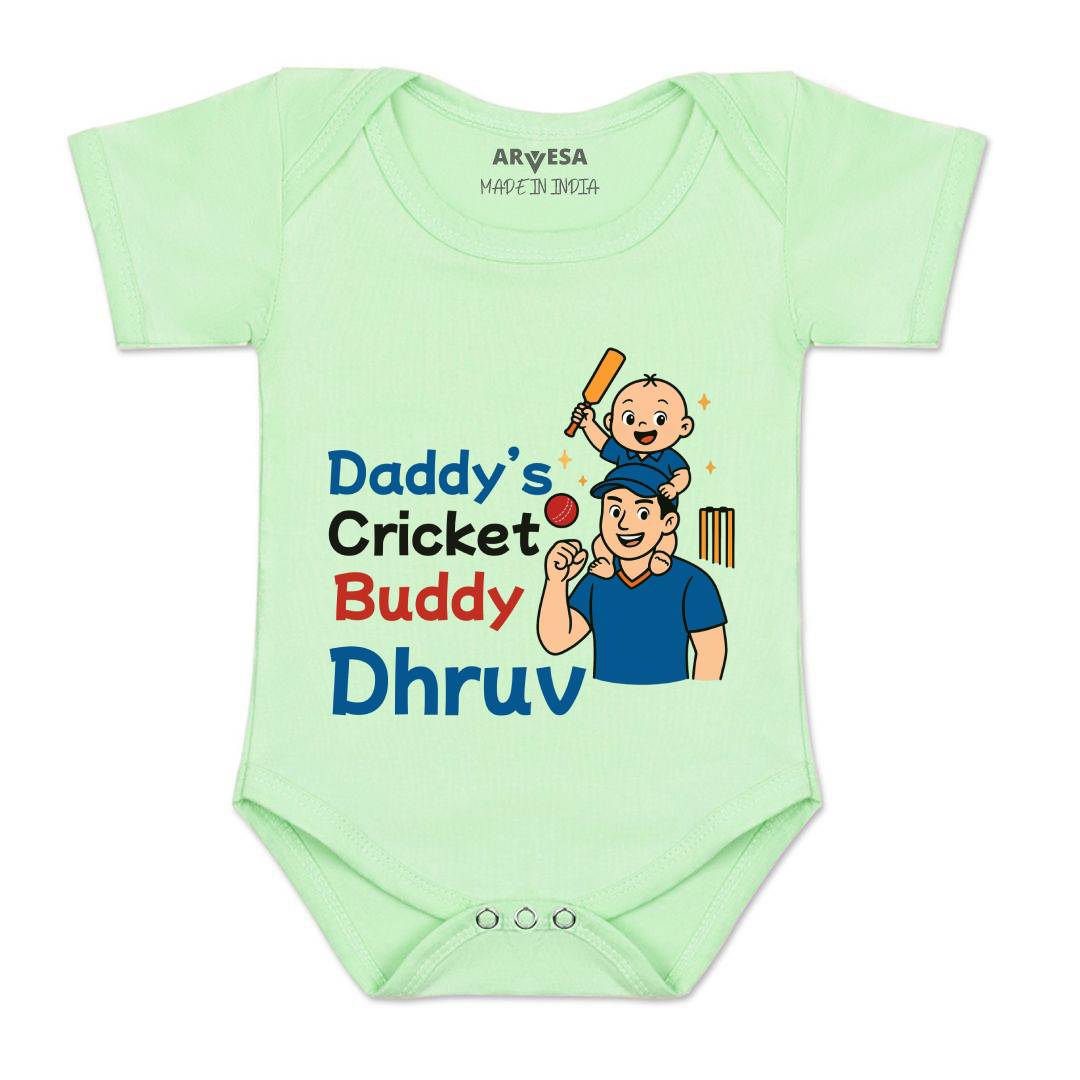 Arvesa Daddy Cricket Buddy Baby Boy & Girl Dress
