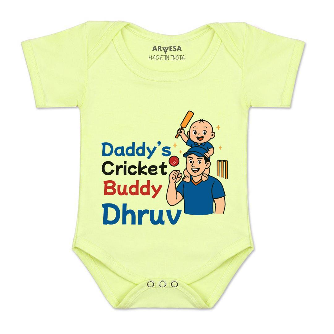 Arvesa Daddy Cricket Buddy Baby Boy & Girl Dress