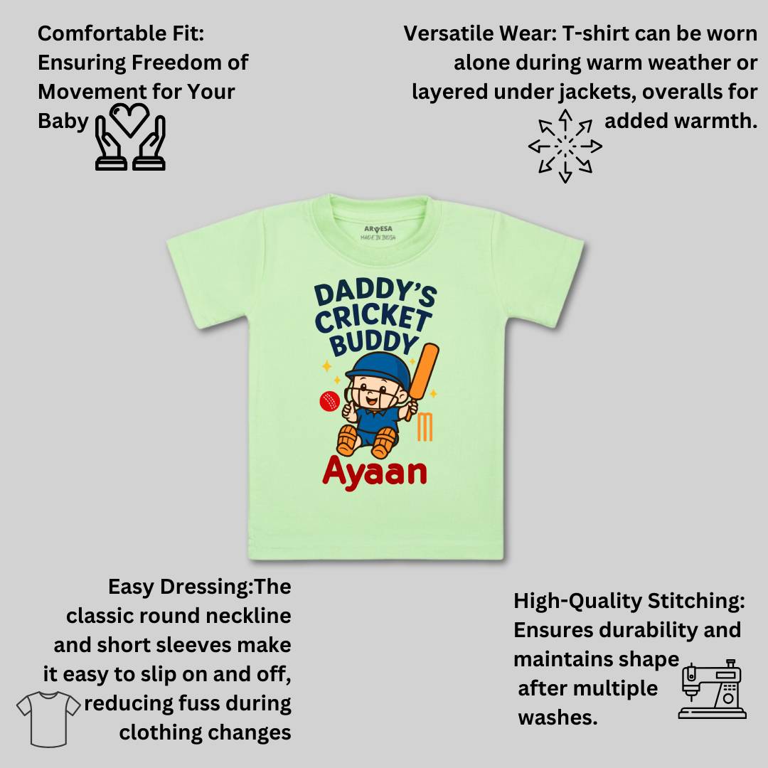Arvesa Daddy Cricket Buddy Baby Boy & Girl Dress