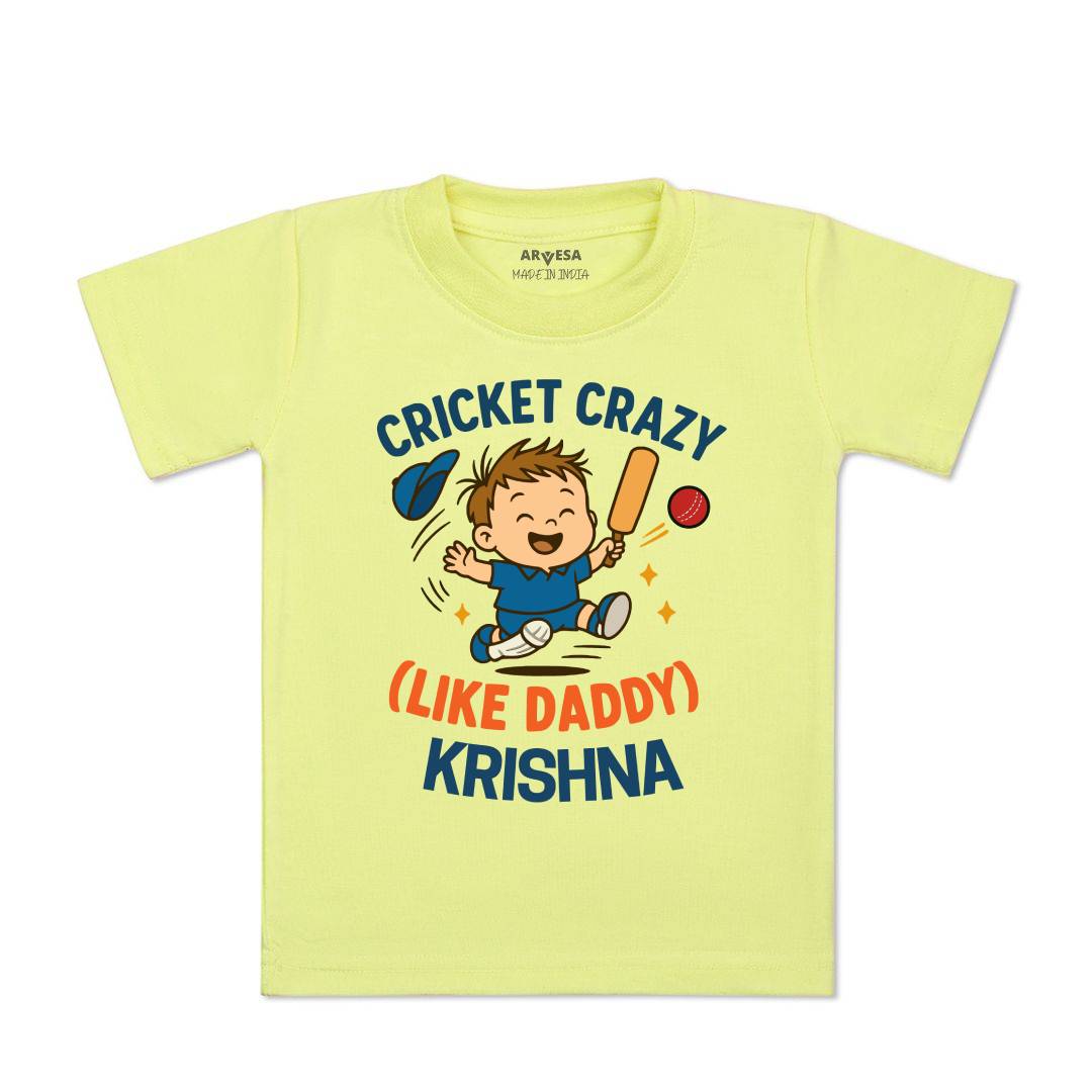 Arvesa Cricket Crazy Like Daddy Baby Boy & Girl Dress