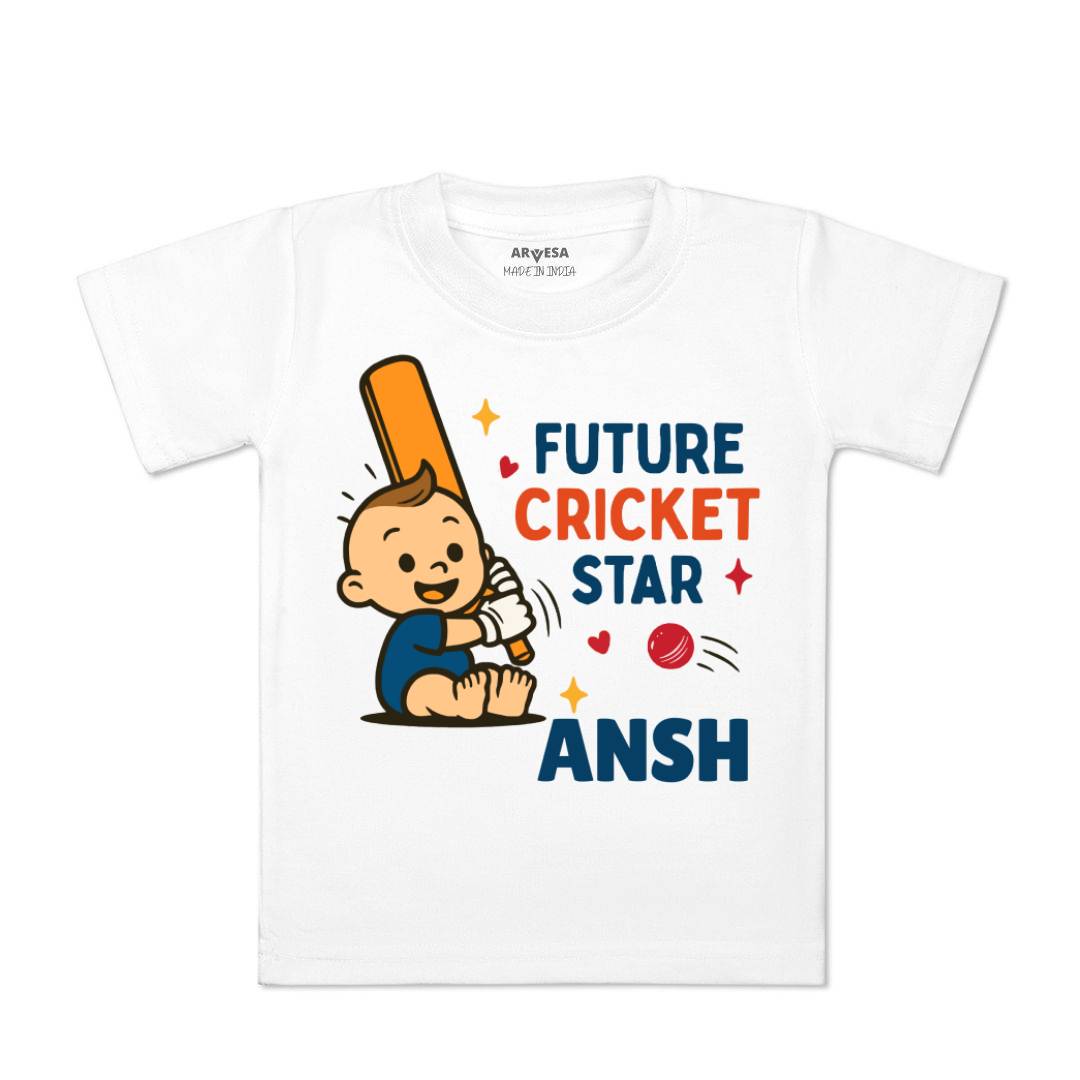 Arvesa Future Cricketer Star Baby Boy & Girl Dress