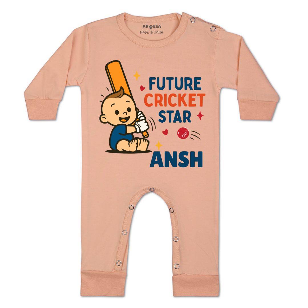 Arvesa Future Cricketer Star Baby Boy & Girl Dress