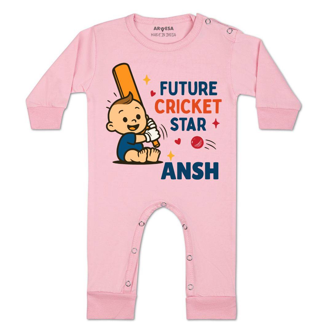 Arvesa Future Cricketer Star Baby Boy & Girl Dress