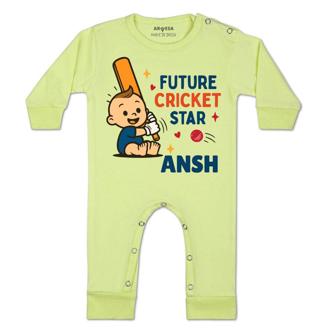 Arvesa Future Cricketer Star Baby Boy & Girl Dress