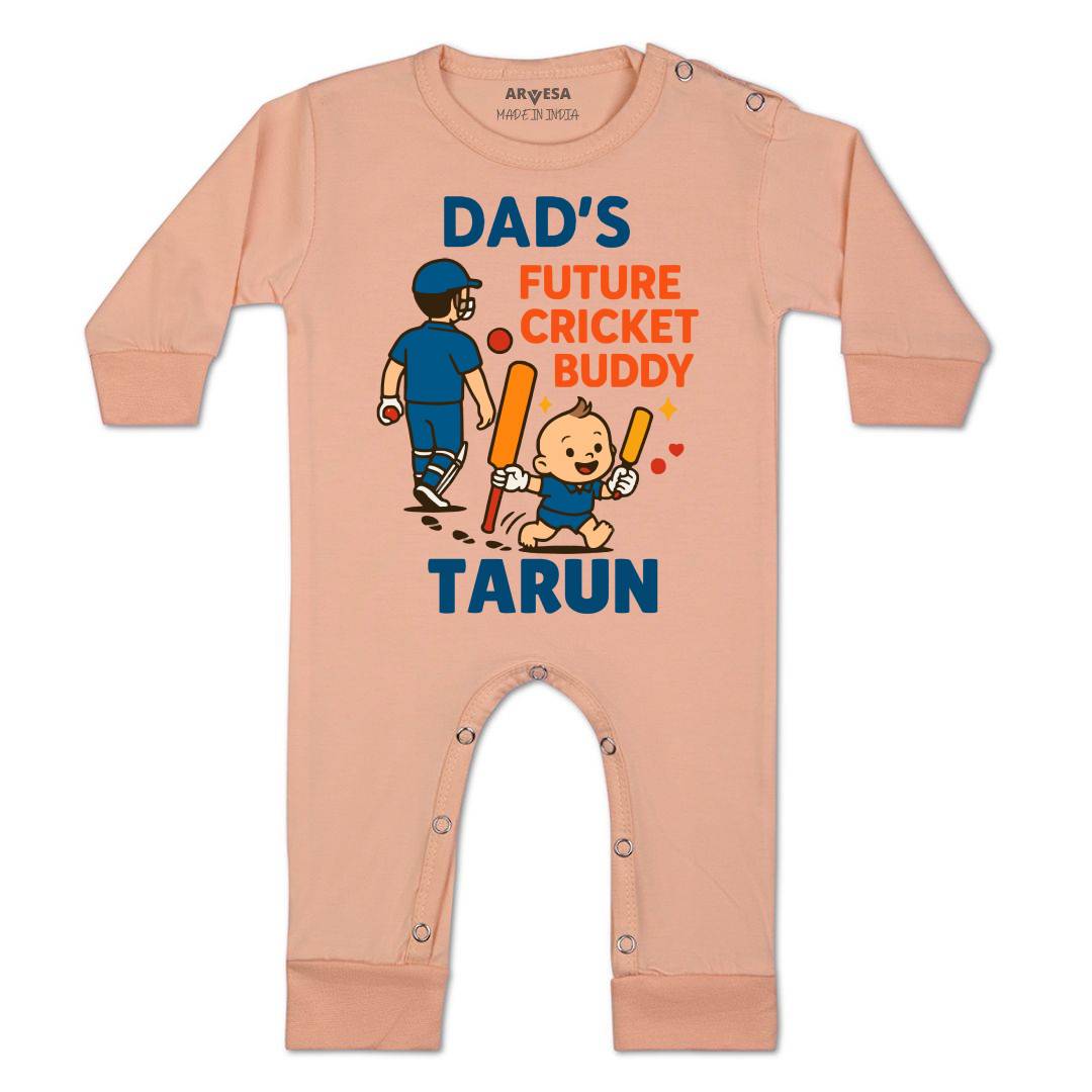 Arvesa Dad's Future Cricket Buddy Baby Boy & Girl Dress