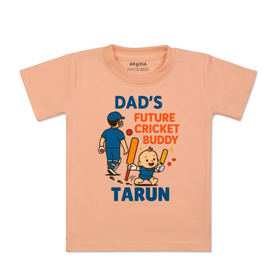 Arvesa Dad's Future Cricket Buddy Baby Boy & Girl Dress
