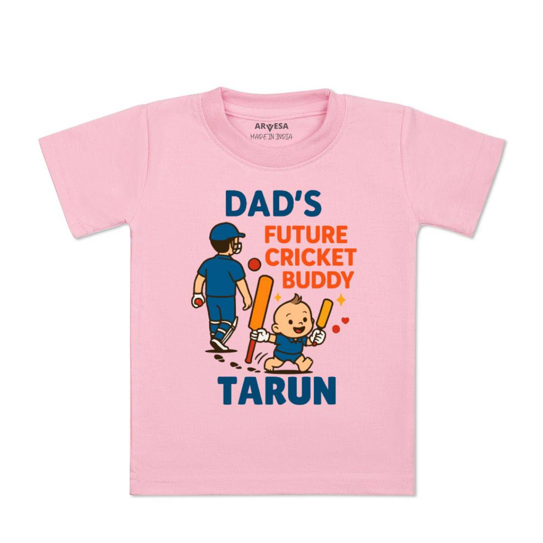 Arvesa Dad's Future Cricket Buddy Baby Boy & Girl Dress