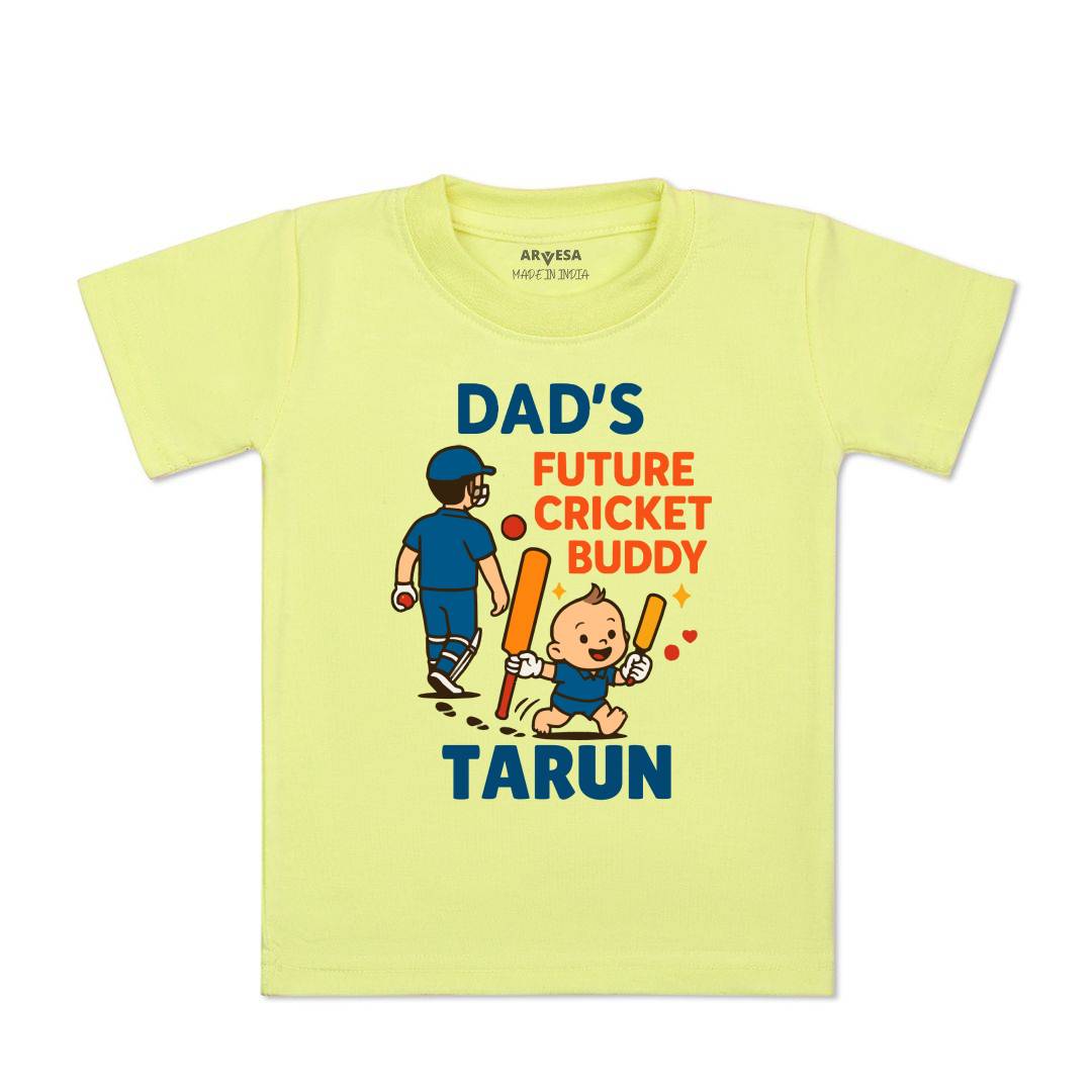 Arvesa Dad's Future Cricket Buddy Baby Boy & Girl Dress