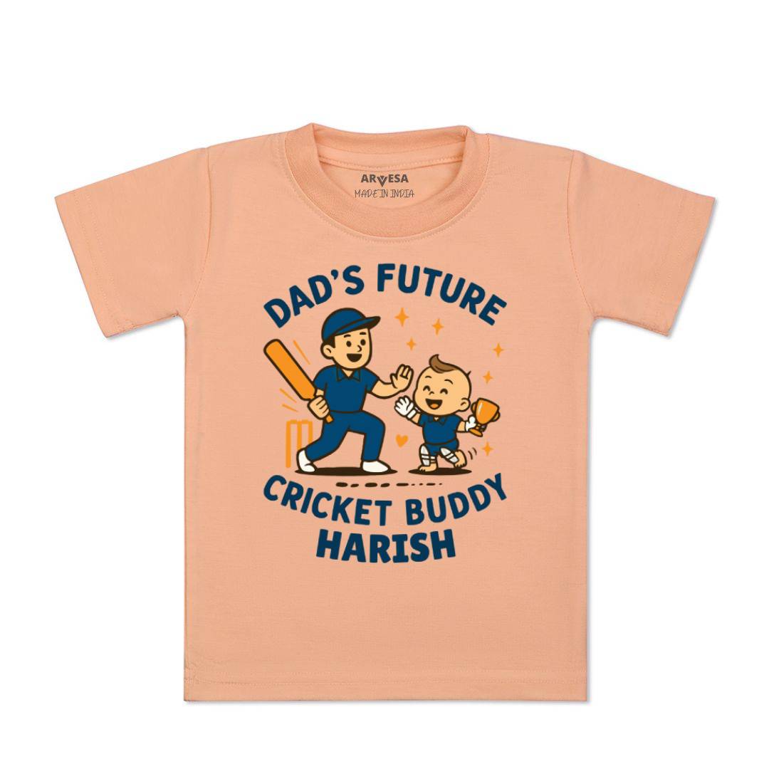 Arvesa Dad's Future Cricket Buddy Baby Boy & Girl Dress