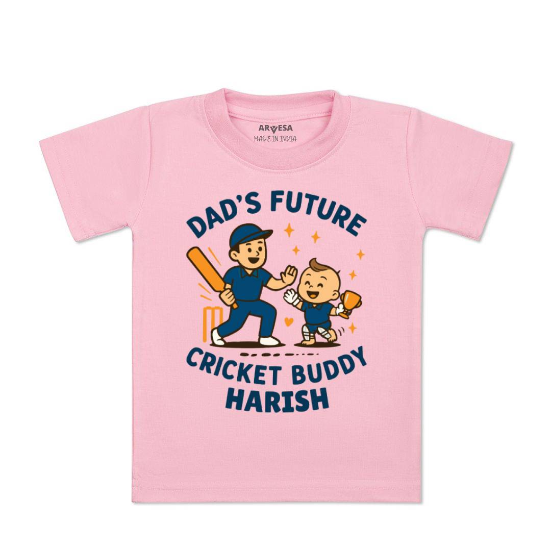 Arvesa Dad's Future Cricket Buddy Baby Boy & Girl Dress