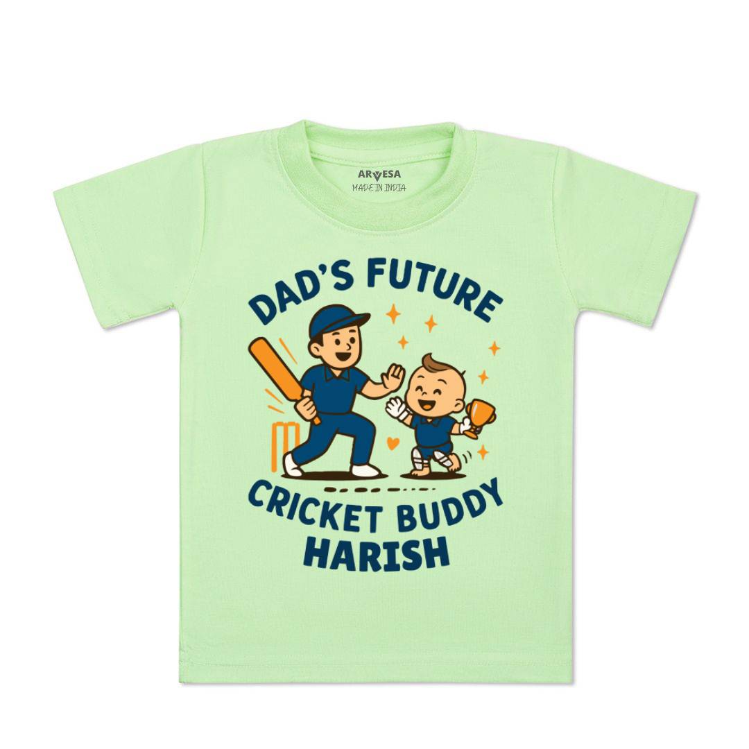 Arvesa Dad's Future Cricket Buddy Baby Boy & Girl Dress