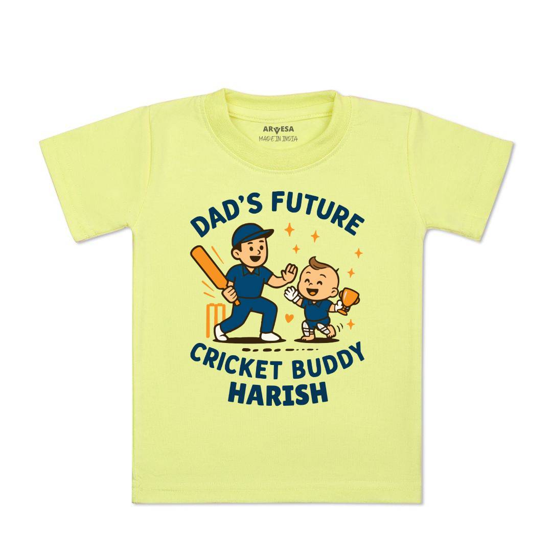 Arvesa Dad's Future Cricket Buddy Baby Boy & Girl Dress