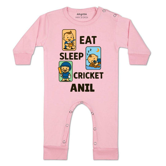 Arvesa Eat Sleep Cricket Baby Boy & Girl Dress