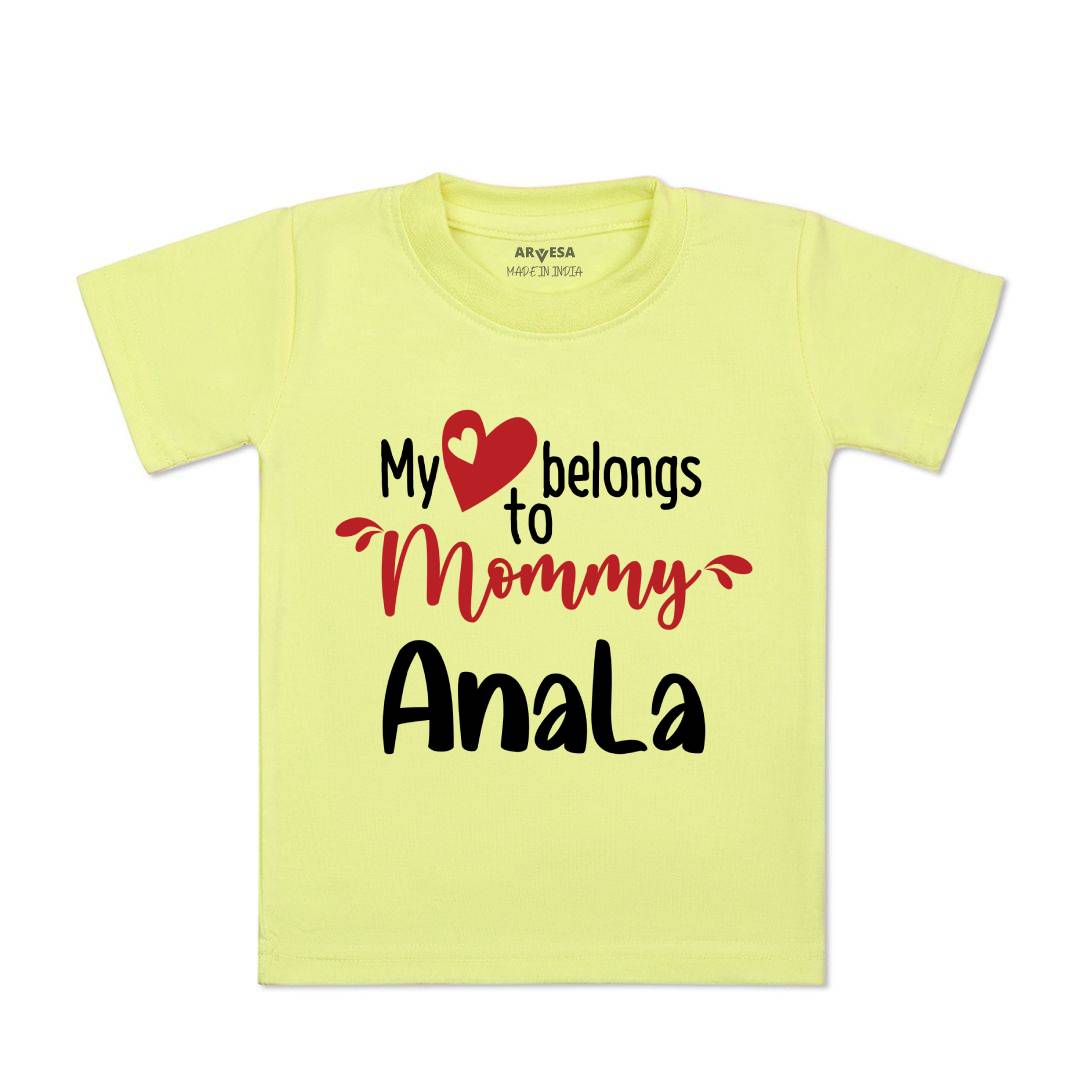 Arvesa My Heart Beling To Mommy Baby Boy & Girl Dress