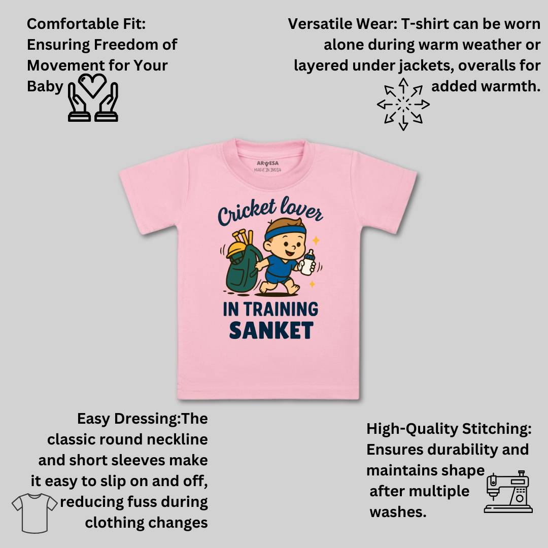 Arvesa Cricket Lover Baby Boy & Girl Dress