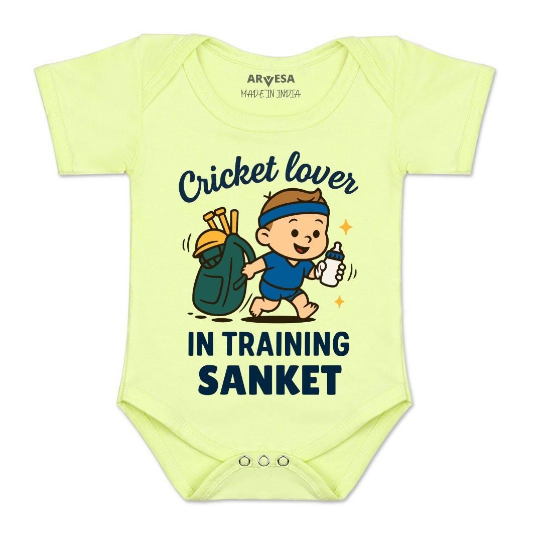 Arvesa Cricket Lover Baby Boy & Girl Dress