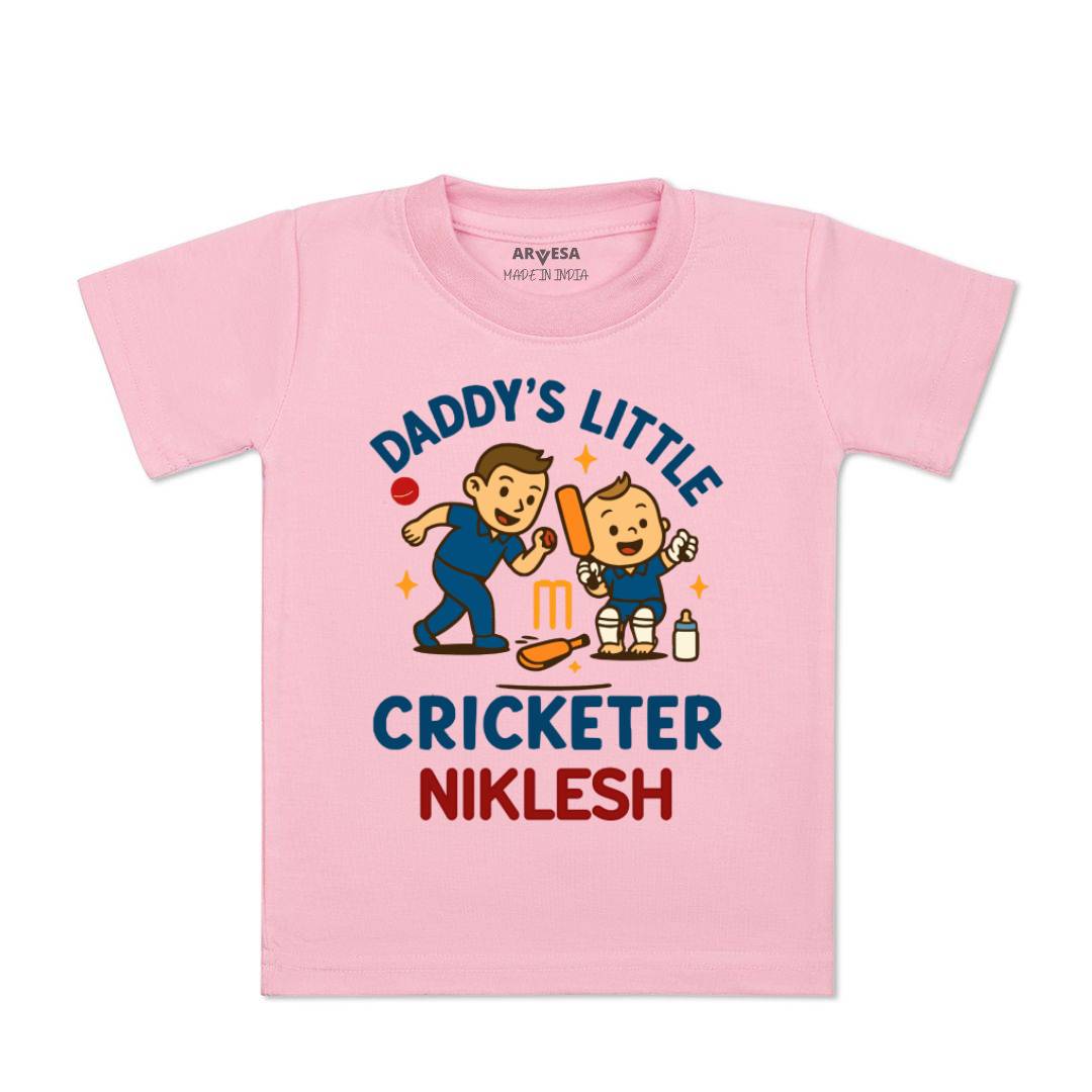 Arvesa Daddy Little Cricketer Baby Boy & Girl Dress