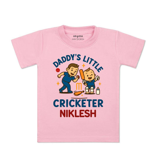 Arvesa Daddy Little Cricketer Baby Boy & Girl Dress