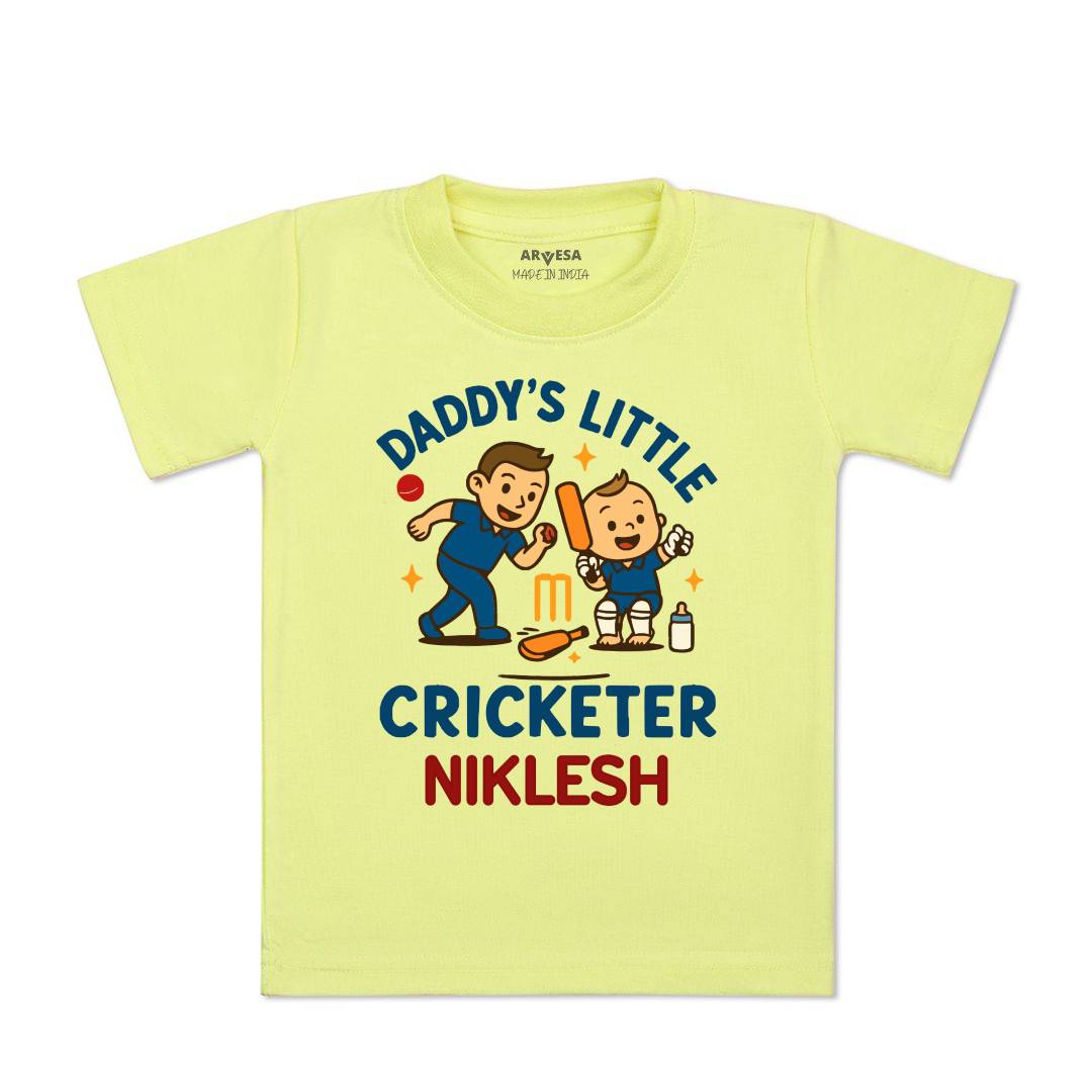 Arvesa Daddy Little Cricketer Baby Boy & Girl Dress