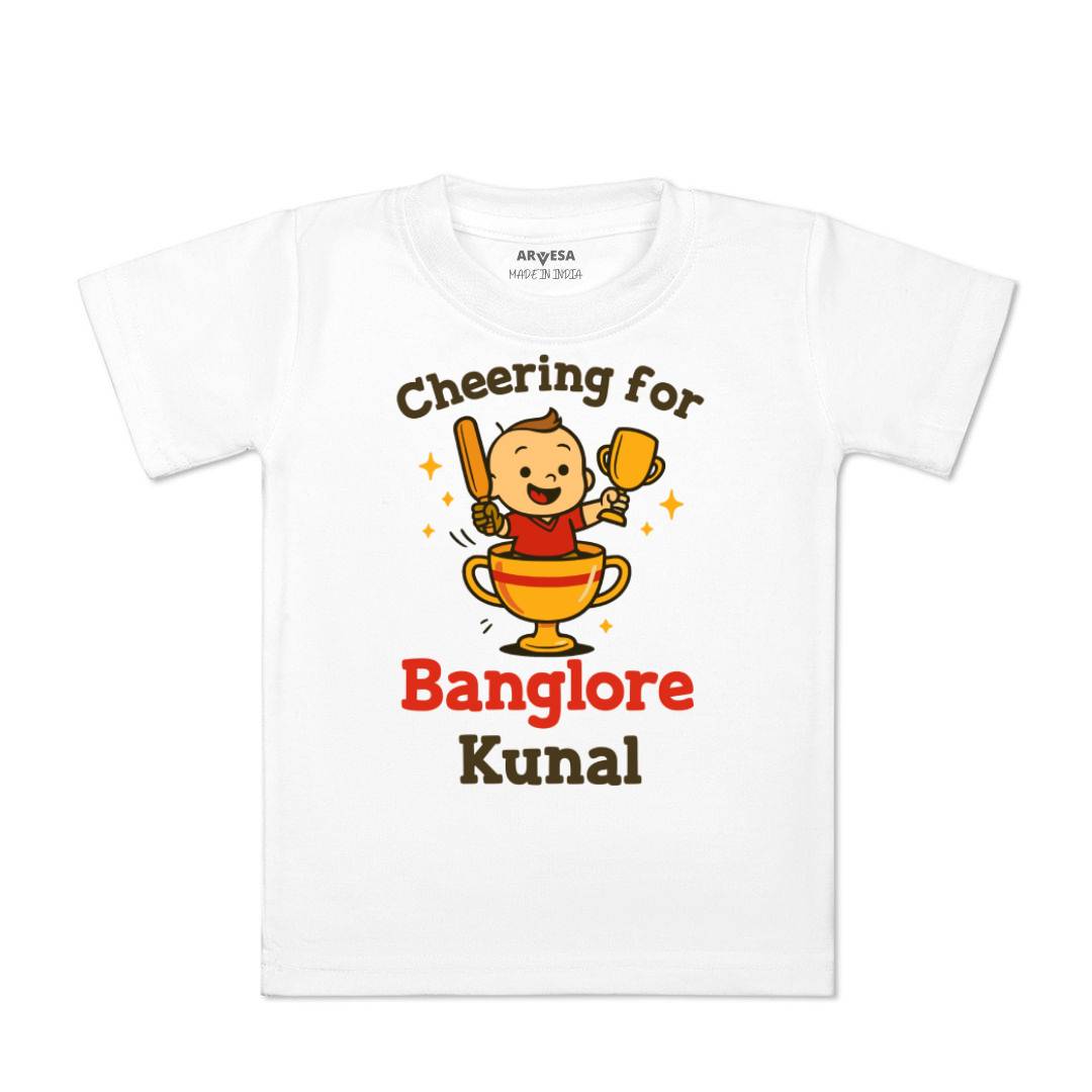 Arvesa Cheering For Bangalore Baby Boy & Girl Dress