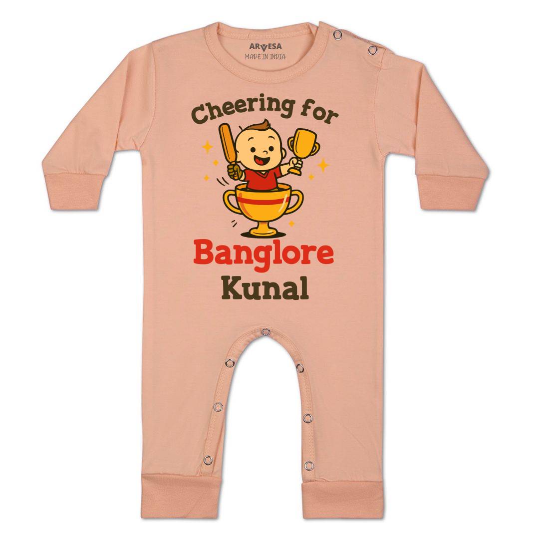 Arvesa Cheering For Bangalore Baby Boy & Girl Dress