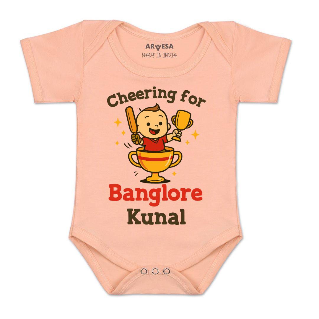Arvesa Cheering For Bangalore Baby Boy & Girl Dress