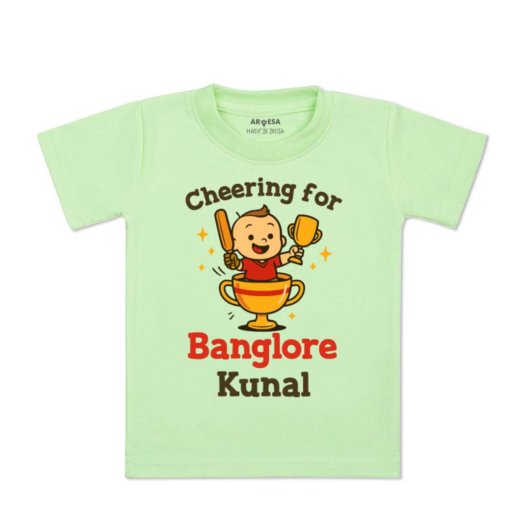 Arvesa Cheering For Bangalore Baby Boy & Girl Dress