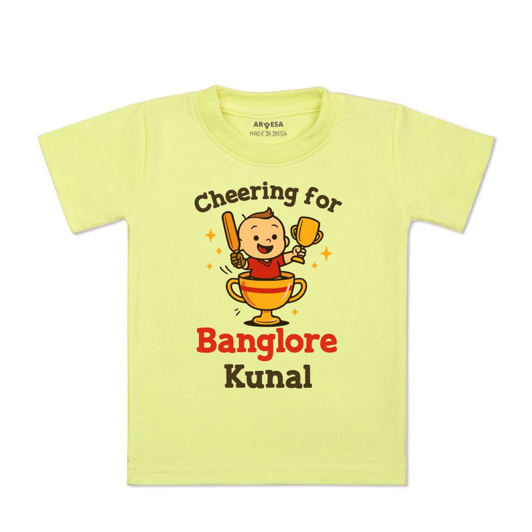 Arvesa Cheering For Bangalore Baby Boy & Girl Dress