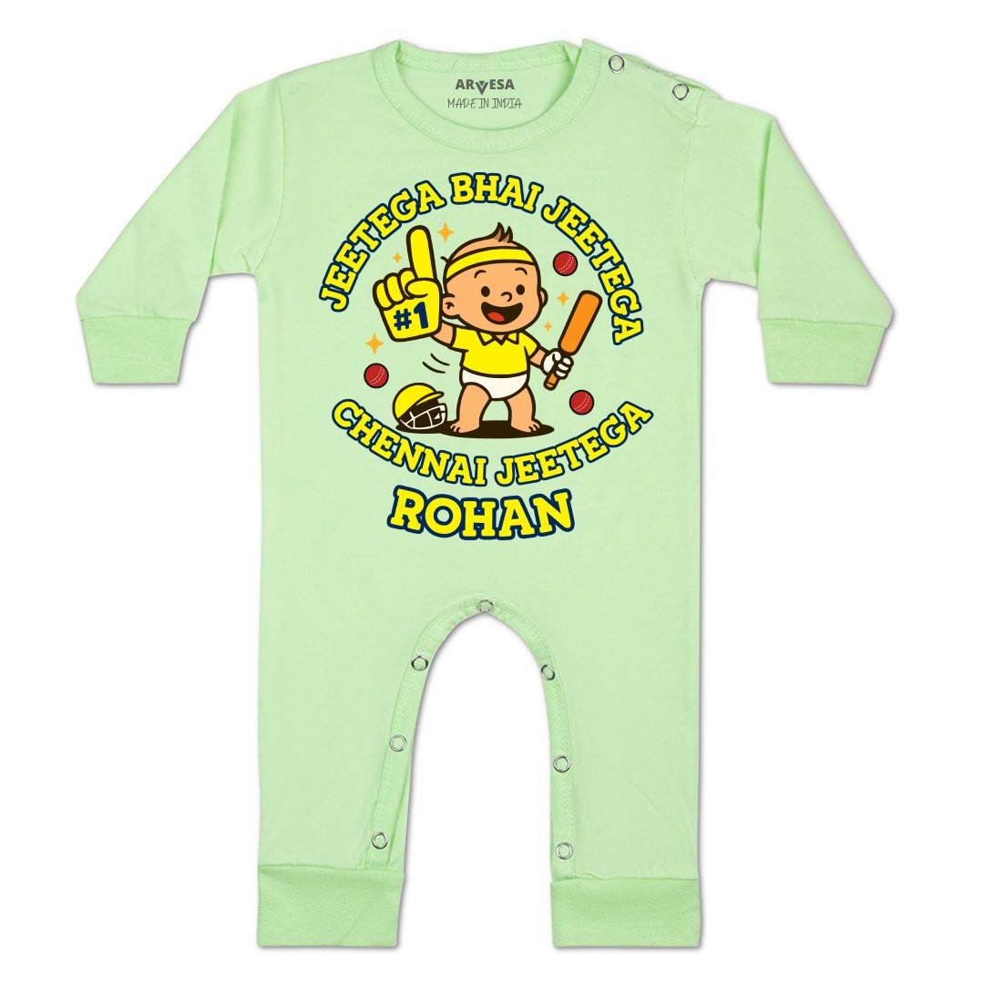 Arvesa Jeetega Bhai Jeetega Chennai Jeetega Baby Boy & Girl Dress
