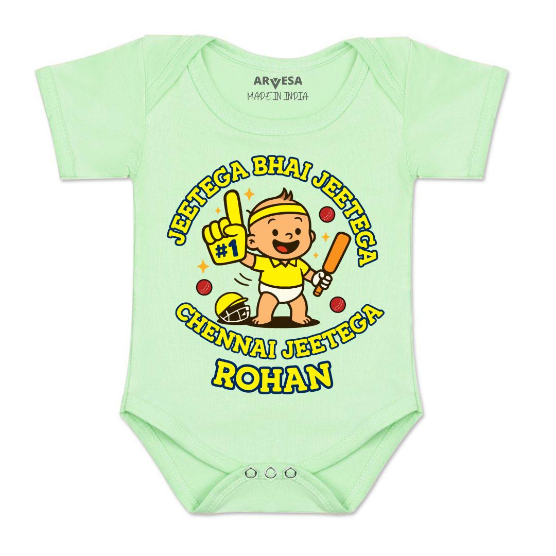 Arvesa Jeetega Bhai Jeetega Chennai Jeetega Baby Boy & Girl Dress