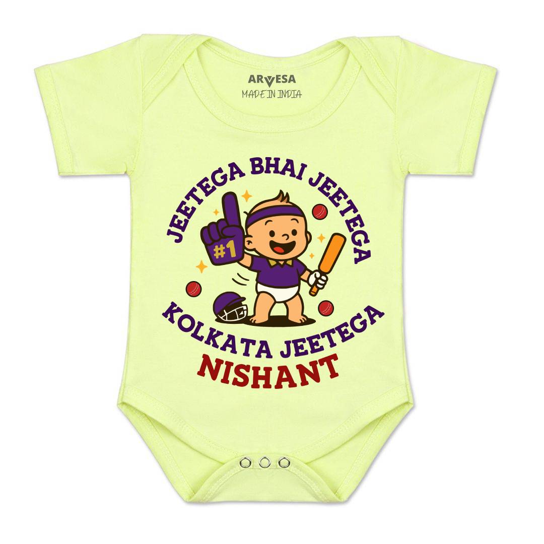 Arvesa Jeetega Bhai Jeetega Kolkata Jeetega Baby Boy & Girl Dress