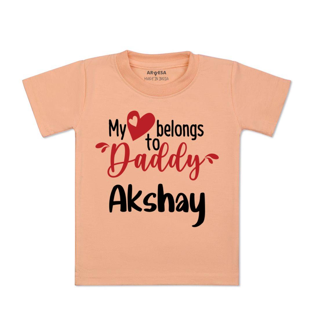 Arvesa My Heart Belong to Daddy Baby Boy & Girl Dress