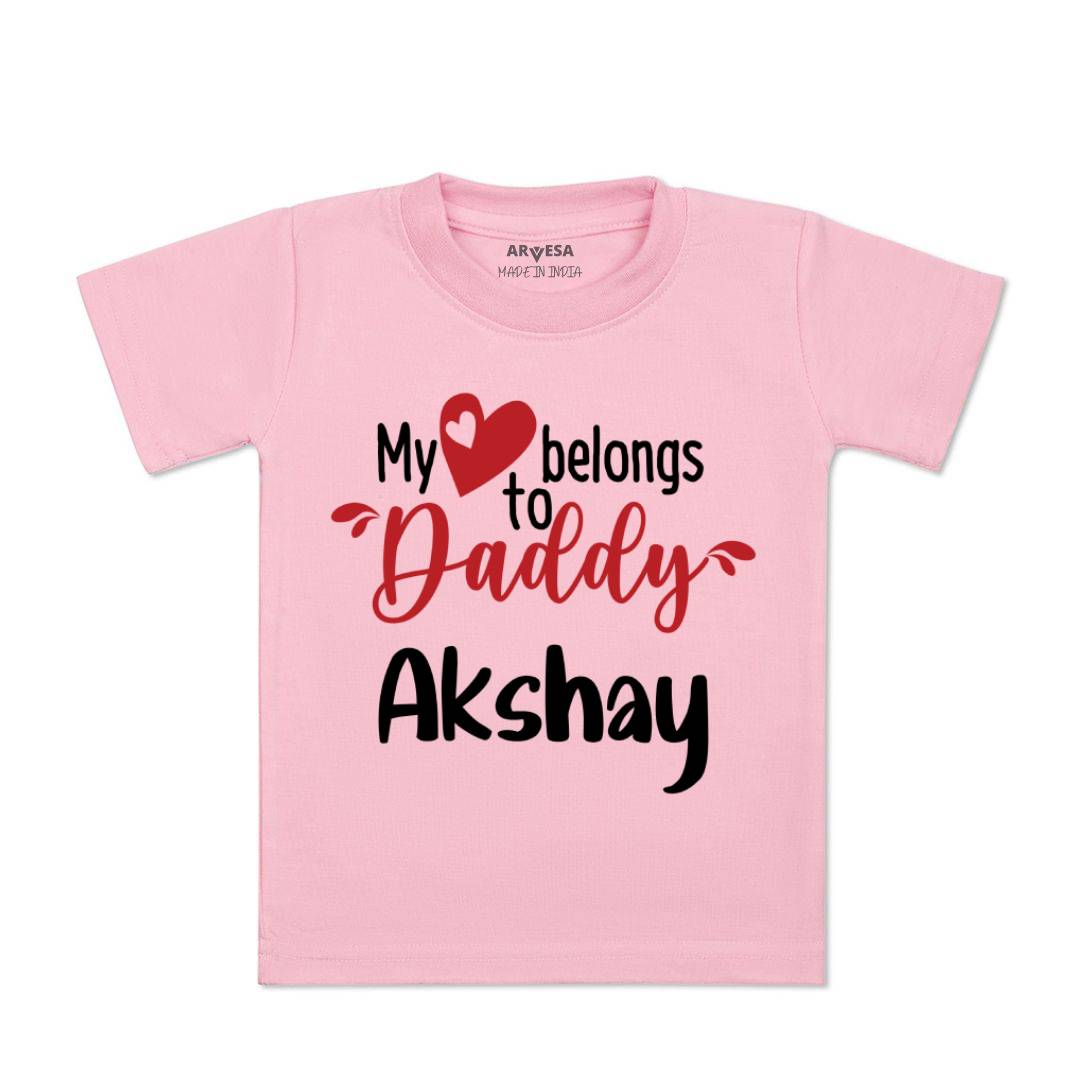 Arvesa My Heart Belong to Daddy Baby Boy & Girl Dress