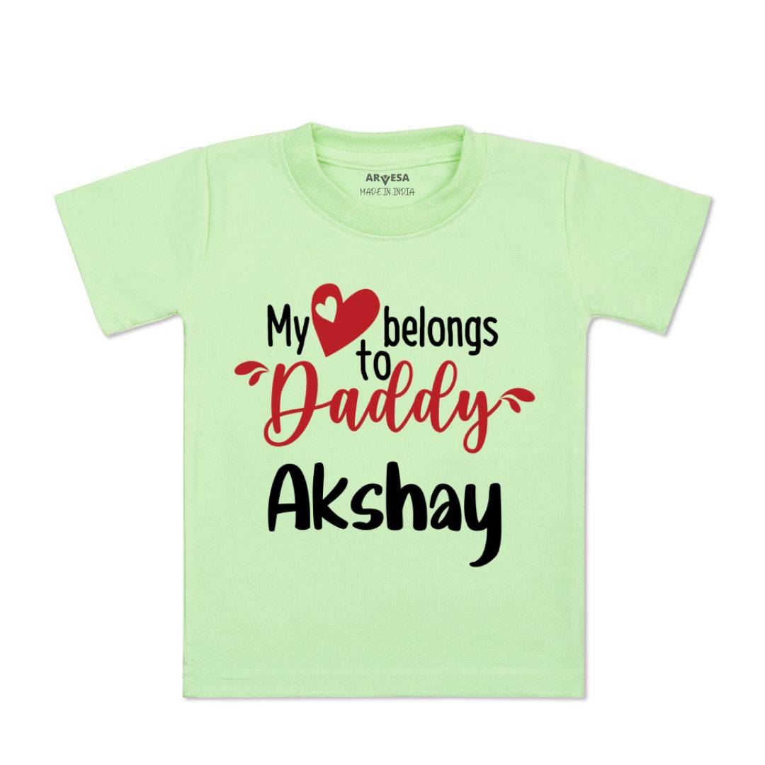 Arvesa My Heart Belong to Daddy Baby Boy & Girl Dress