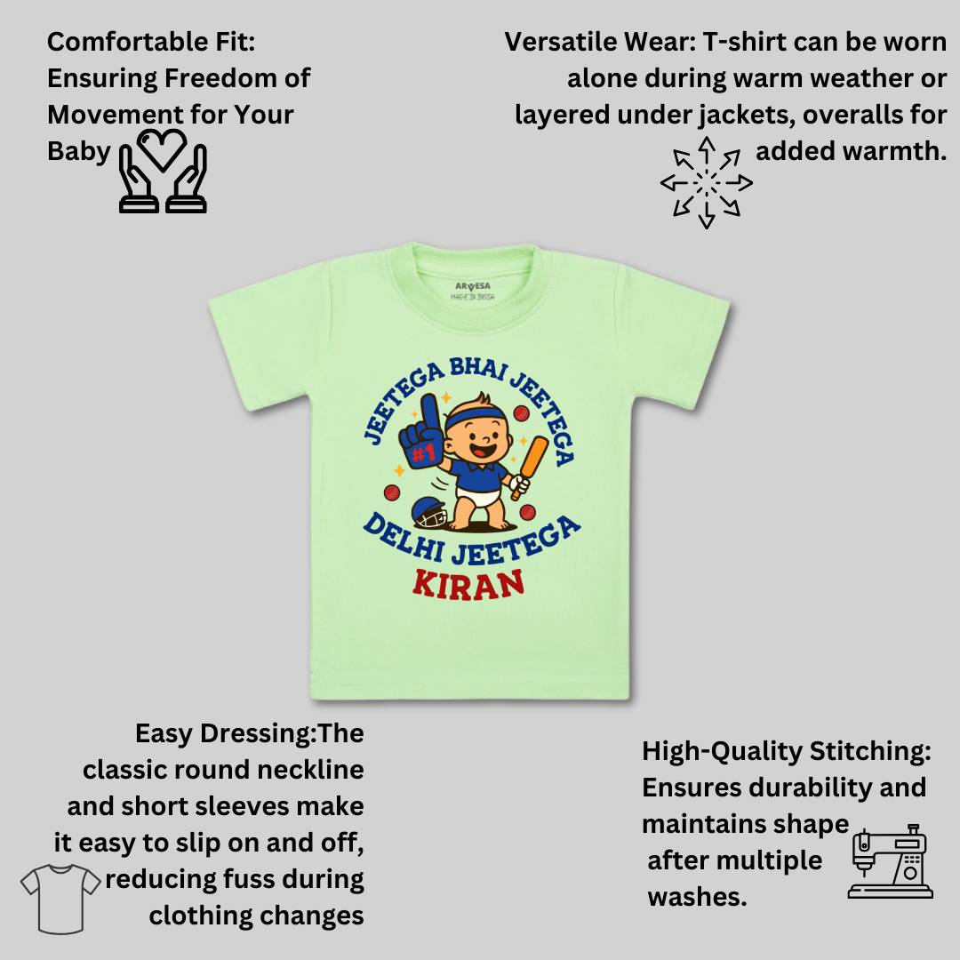 Arvesa Jeetega Bhai Jeetega Delhi Jeetega Baby Boy & Girl Dress