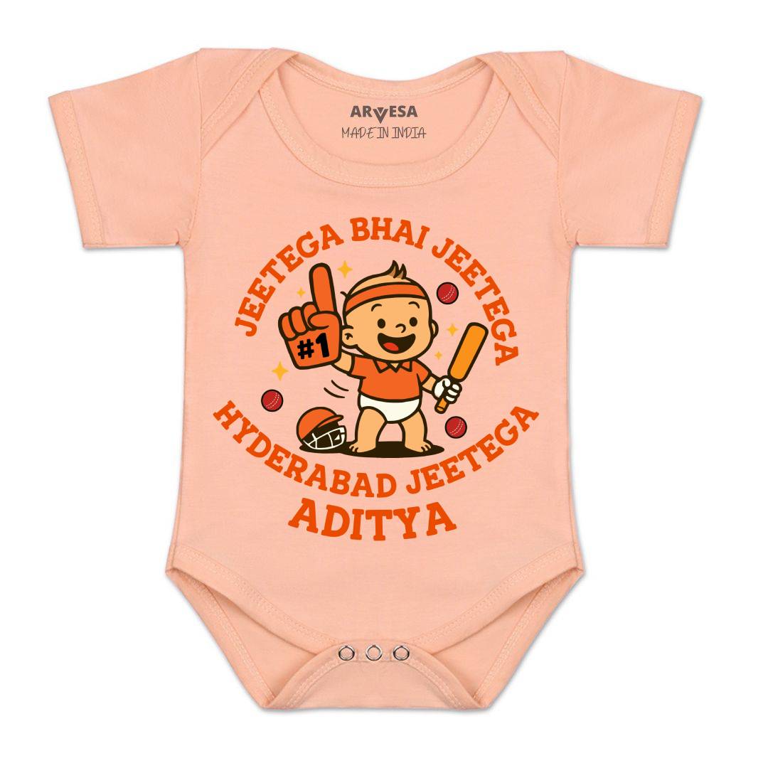 Arvesa Jeetega Bhai Jeetega Hyderabad Jeetega Baby Boy & Girl Dress