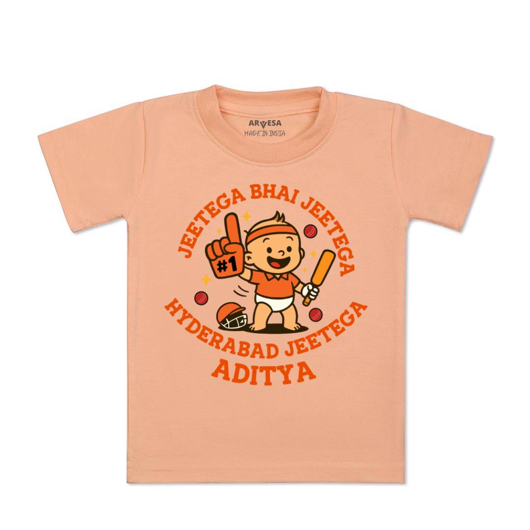 Arvesa Jeetega Bhai Jeetega Hyderabad Jeetega Baby Boy & Girl Dress