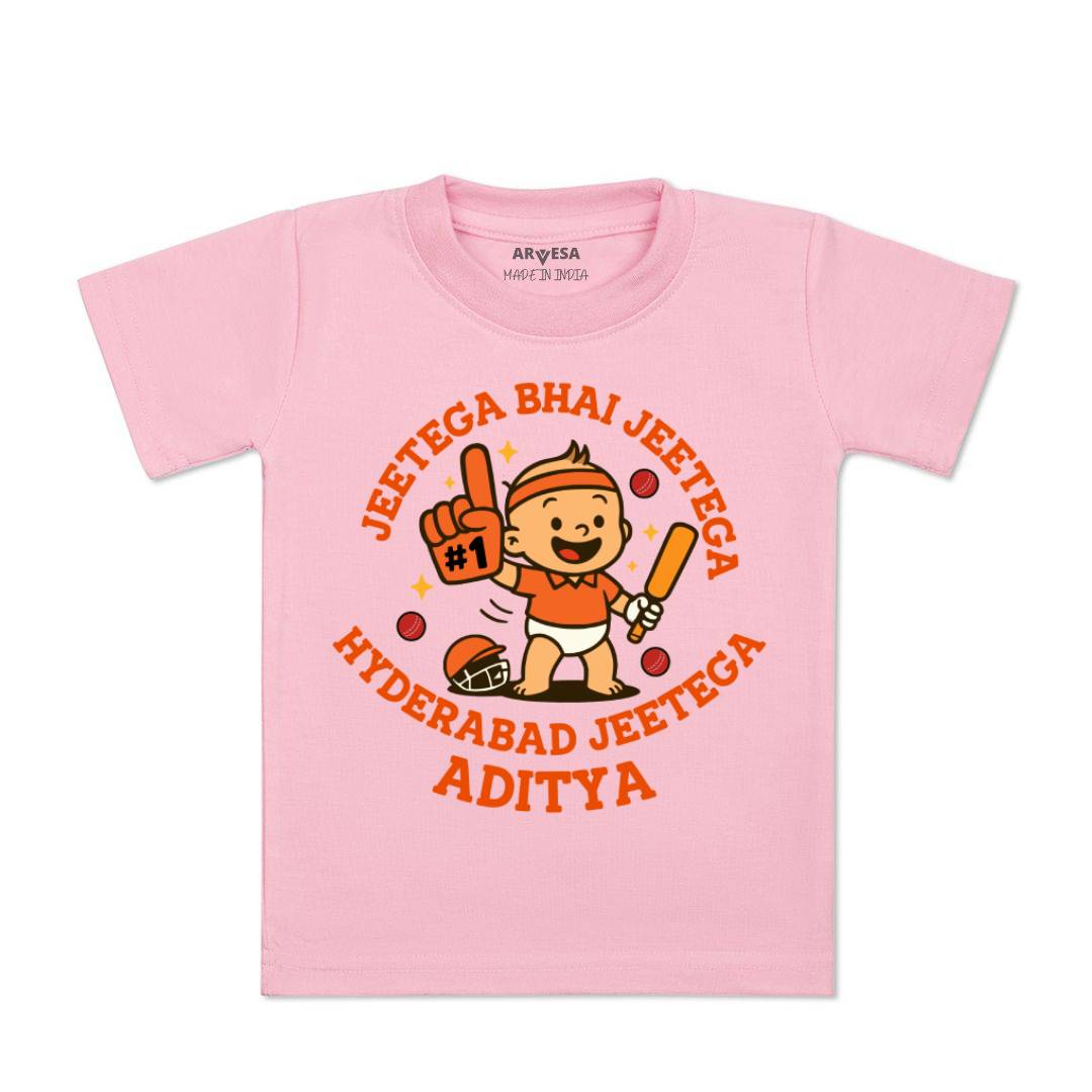 Arvesa Jeetega Bhai Jeetega Hyderabad Jeetega Baby Boy & Girl Dress