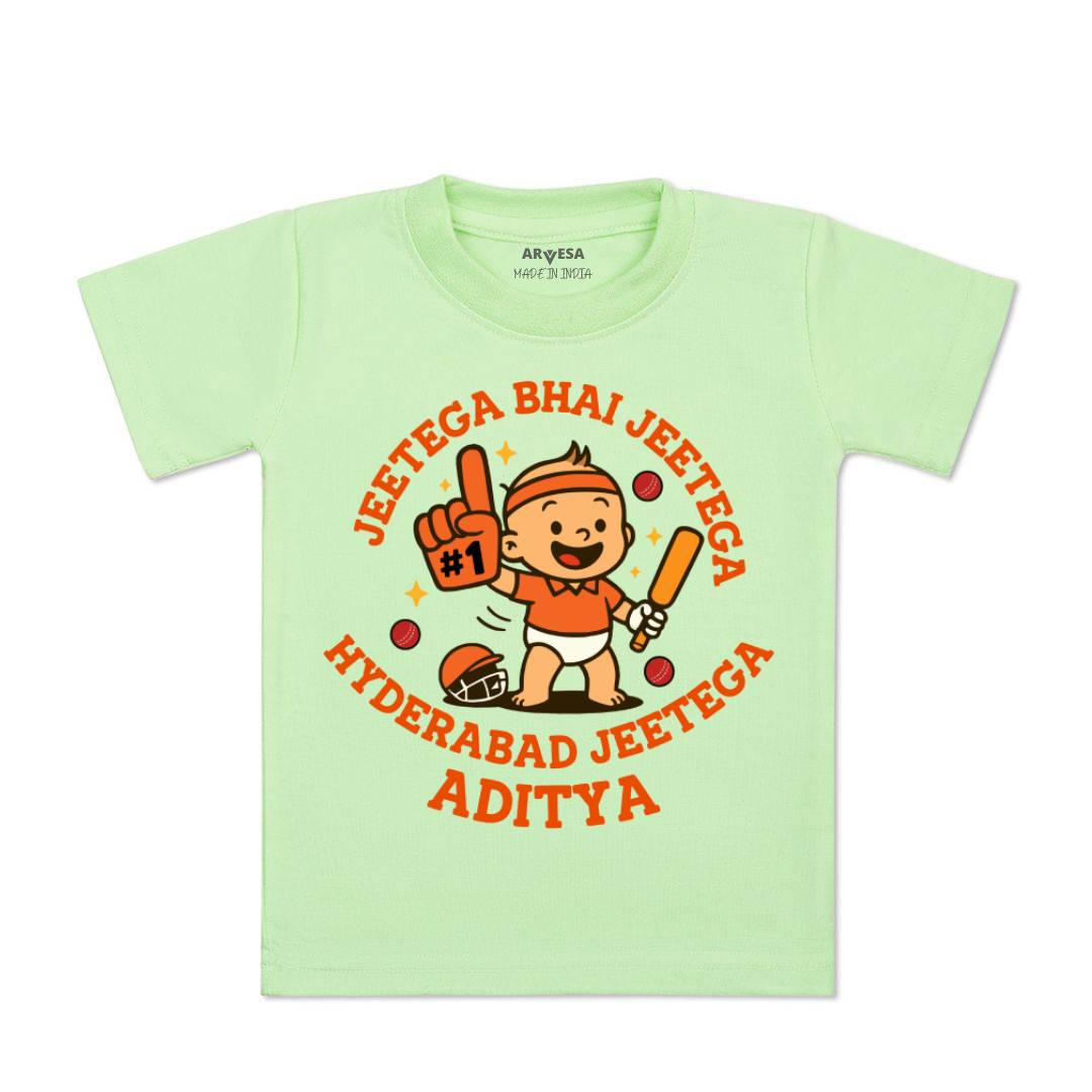 Arvesa Jeetega Bhai Jeetega Hyderabad Jeetega Baby Boy & Girl Dress