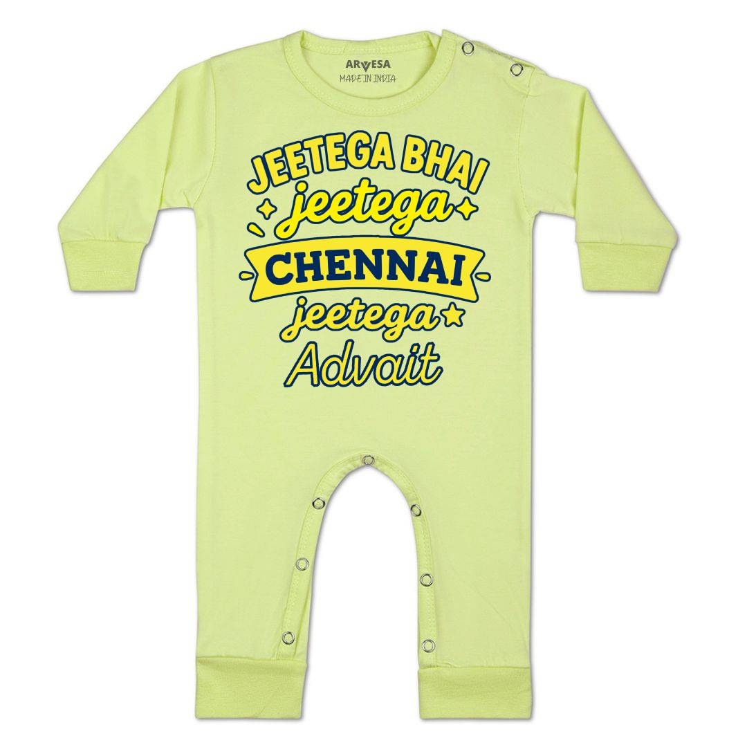 Arvesa Jeetega Bhai Jeetega Chennai Jeetega Baby Boy & Girl Dress