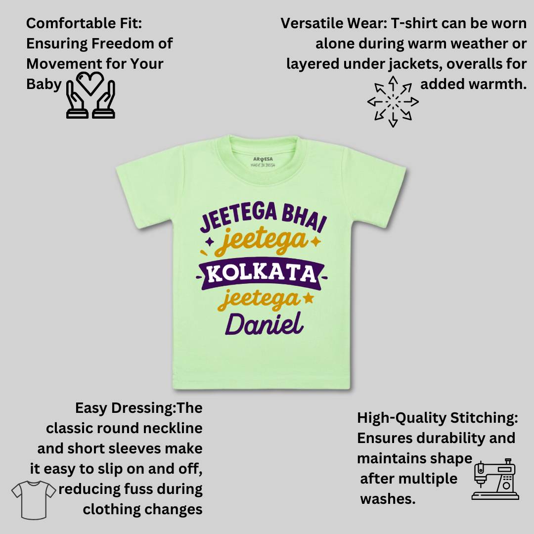 Arvesa Jeetega Bhai Jeetega Kolkata Jeetega Baby Boy & Girl Dress