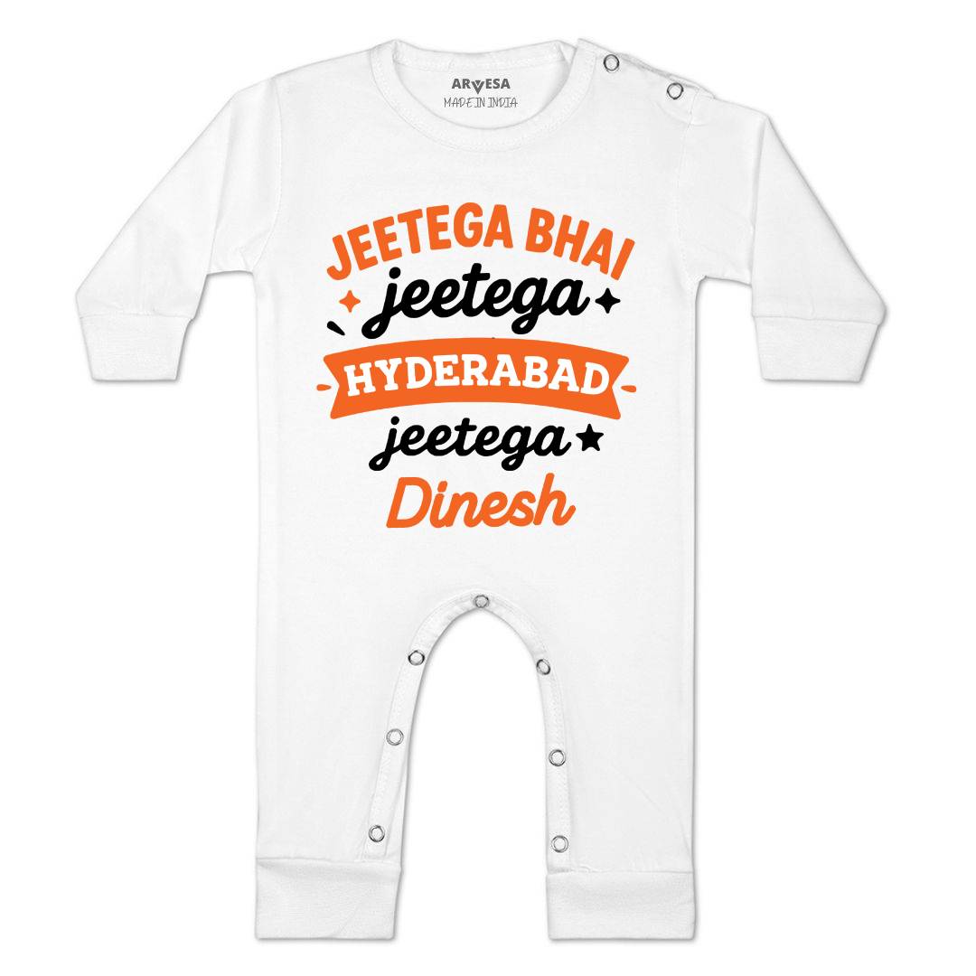 Arvesa Jeetega Bhai Jeetega Hyderabad Jeetega Baby Boy & Girl Dress