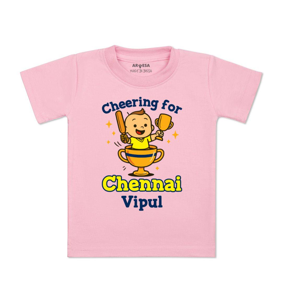 Arvesa Cheering For Chennai Baby Boy & Girl Dress