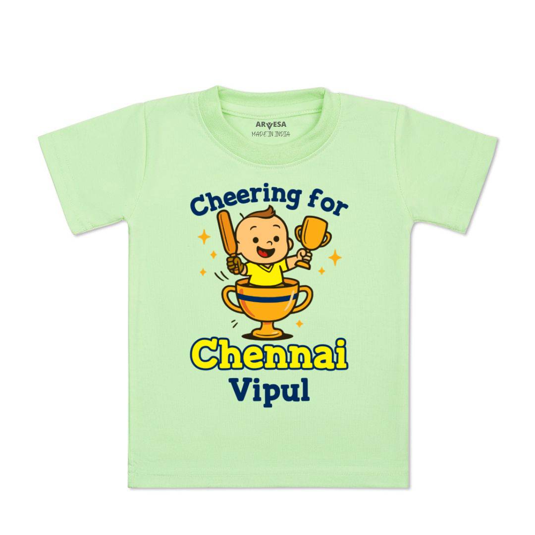 Arvesa Cheering For Chennai Baby Boy & Girl Dress