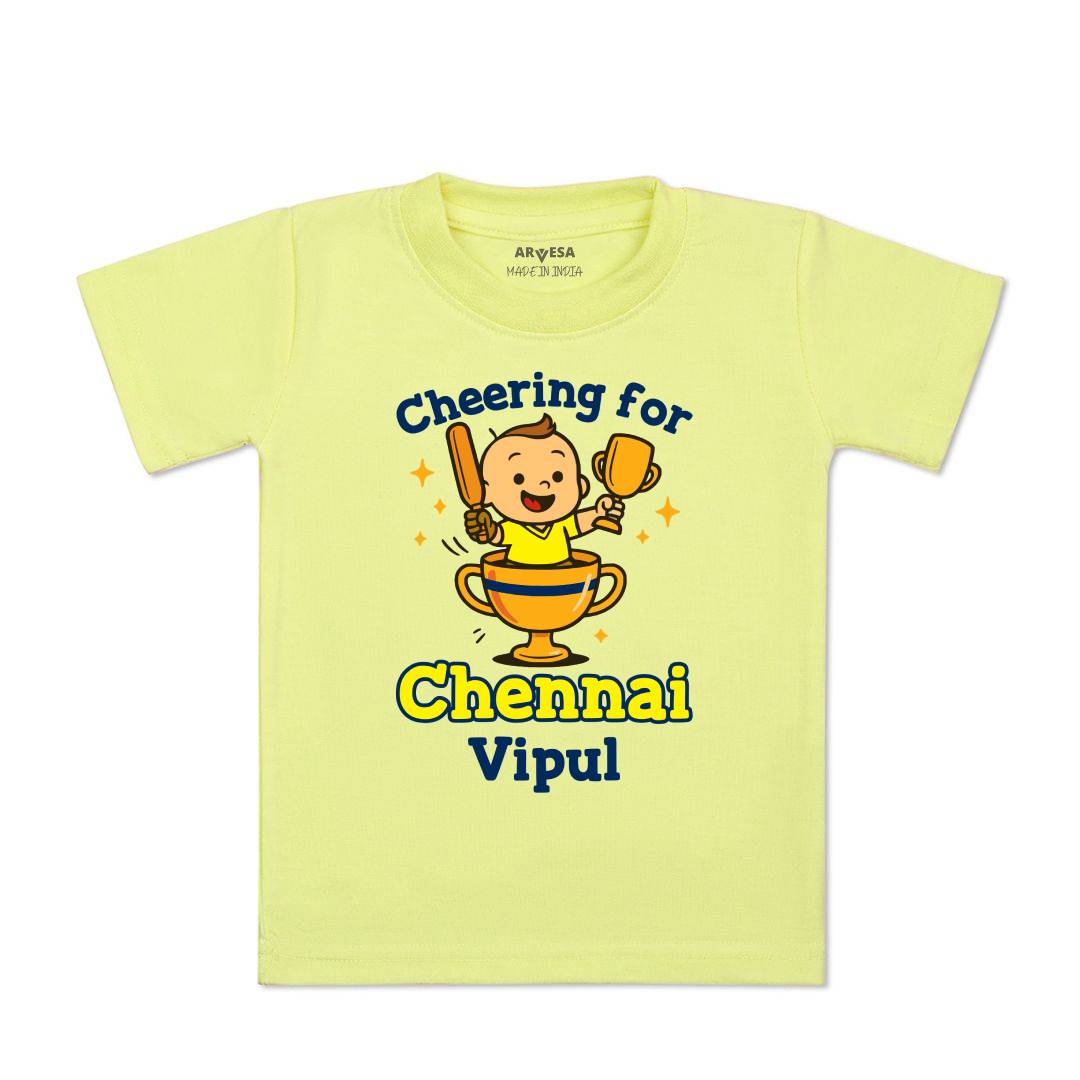 Arvesa Cheering For Chennai Baby Boy & Girl Dress