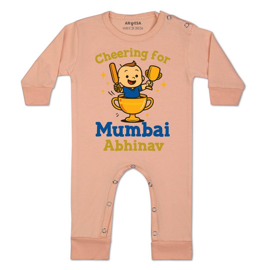 Arvesa Cheering For Mumbai Baby Boy & Girl Dress