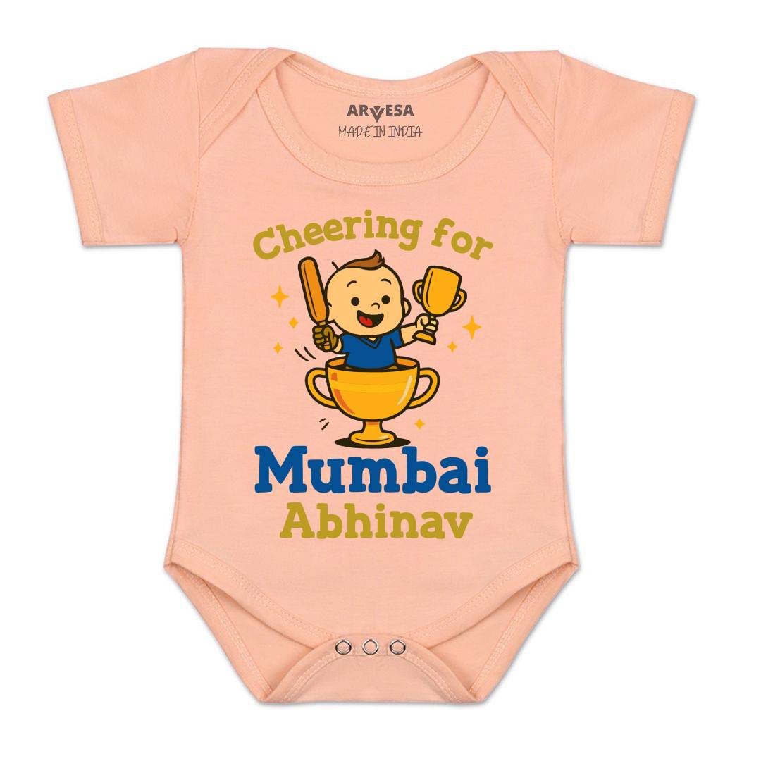 Arvesa Cheering For Mumbai Baby Boy & Girl Dress