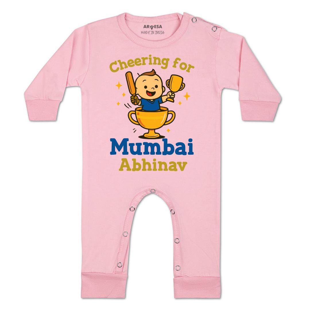 Arvesa Cheering For Mumbai Baby Boy & Girl Dress