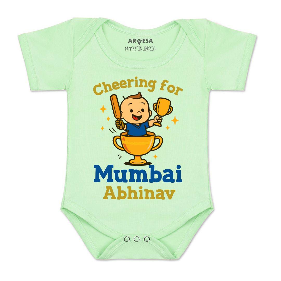 Arvesa Cheering For Mumbai Baby Boy & Girl Dress