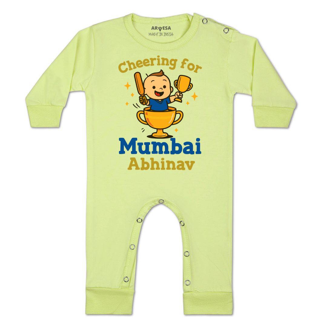Arvesa Cheering For Mumbai Baby Boy & Girl Dress